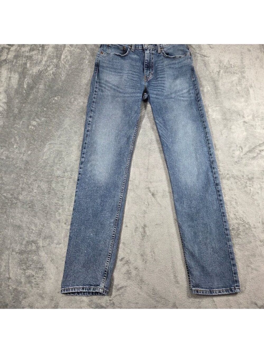 Levis 502 Jeans Mens 32X34 Blue Slim Tapered Workwear Stretch Denim